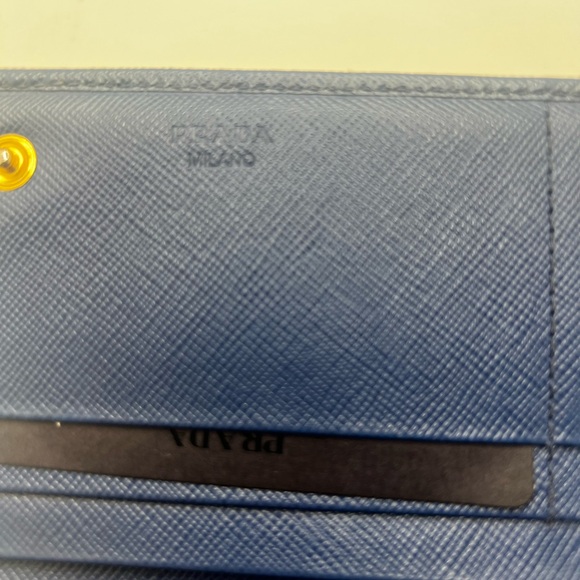 EUC Prada Saffiano Bluette Wallet - Picture 14 of 14